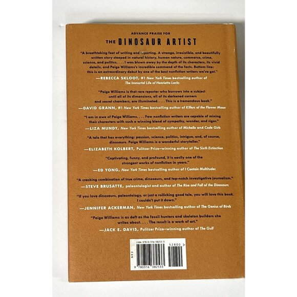 The Dinosaur Artist Paige Williams Hardcover Nonfiction Science Paleontology - Picture 6 of 6